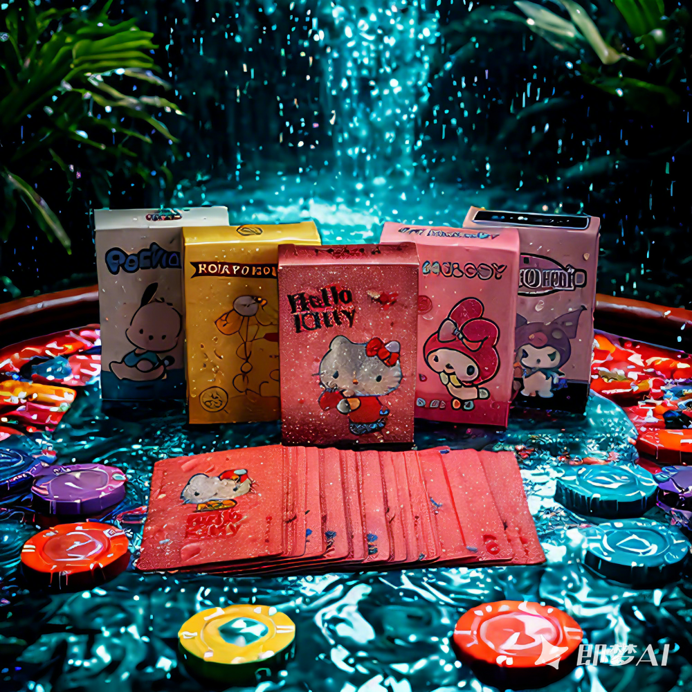 Sanrio Couture Metaluxe Waterproof Playing Cards
