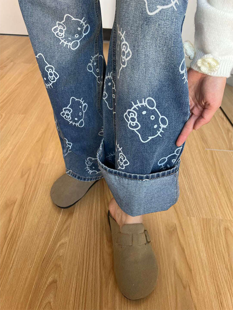 Hello Kitty Cool Flare Denim Jeans