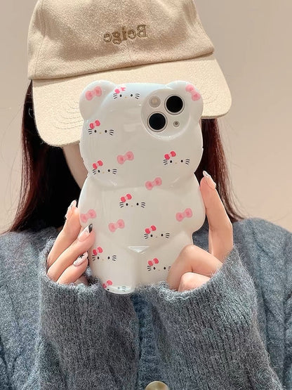 HelloKitty 3D Bear Phone Case