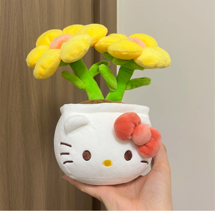 Hello Kitty Sun FLower Plant Plushie