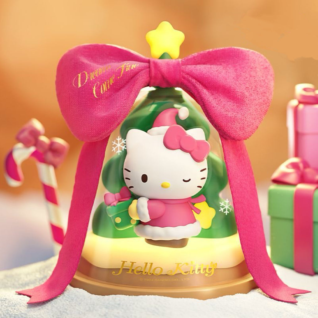 Hello Kitty Christmas Surprise gift figurine lamp