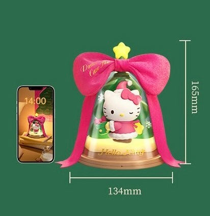Hello Kitty Christmas Surprise gift figurine lamp