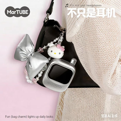 Hello Kitty Smart Screen Bluetooth Earphones Gift Set