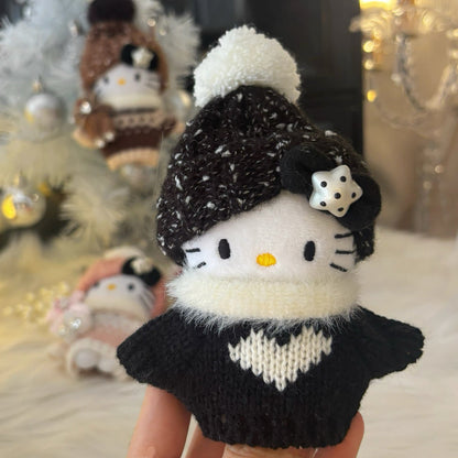 Hello Kitty Winter Hugs Plushie Keychain
