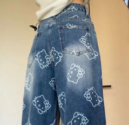 Hello Kitty Cool Flare Denim Jeans