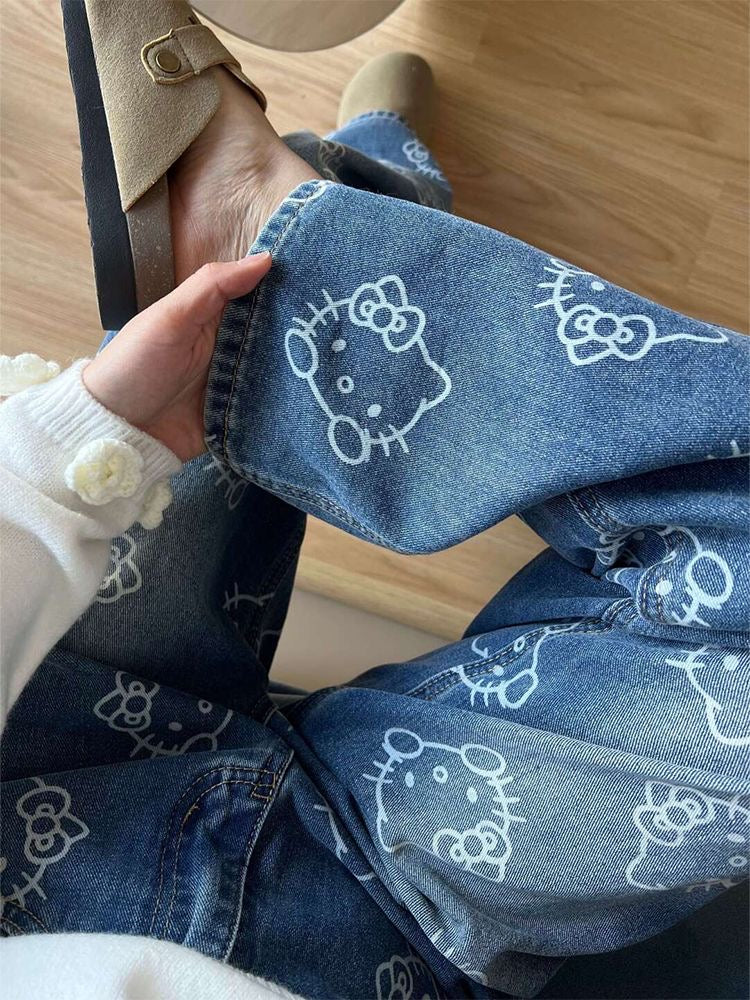 Hello Kitty Cool Flare Denim Jeans