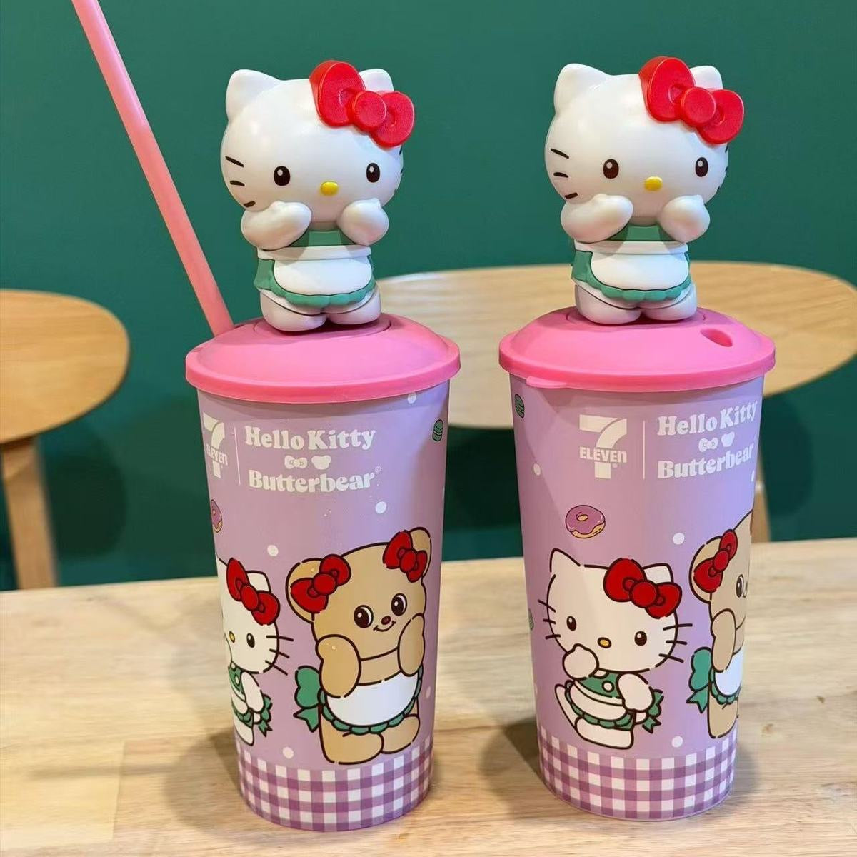 Hello Kitty x Butterbear Straw Cup