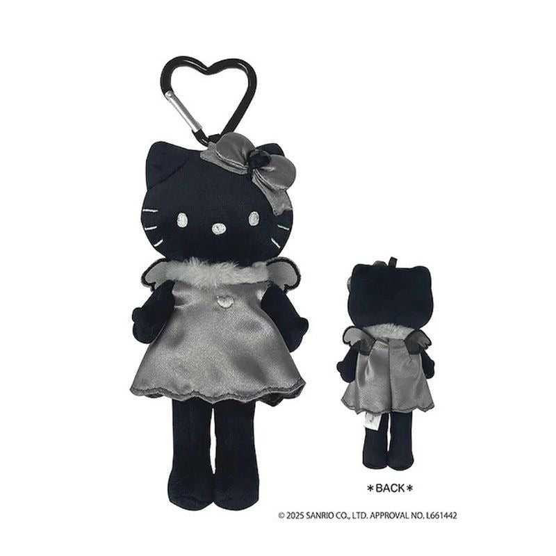 Hello Kitty Dark Angel Plushie Keychain
