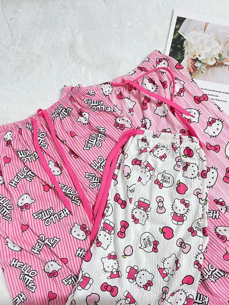 Hello Kitty Ultra Soft Cozy Fleece Lounge Pants