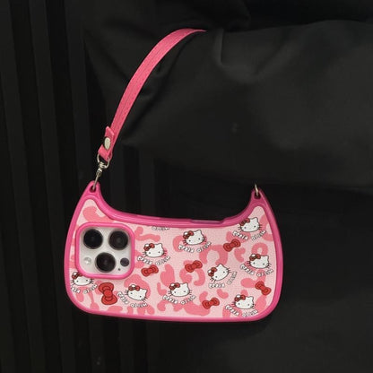 Hello Kitty Handbag Phone Case With Lanyard