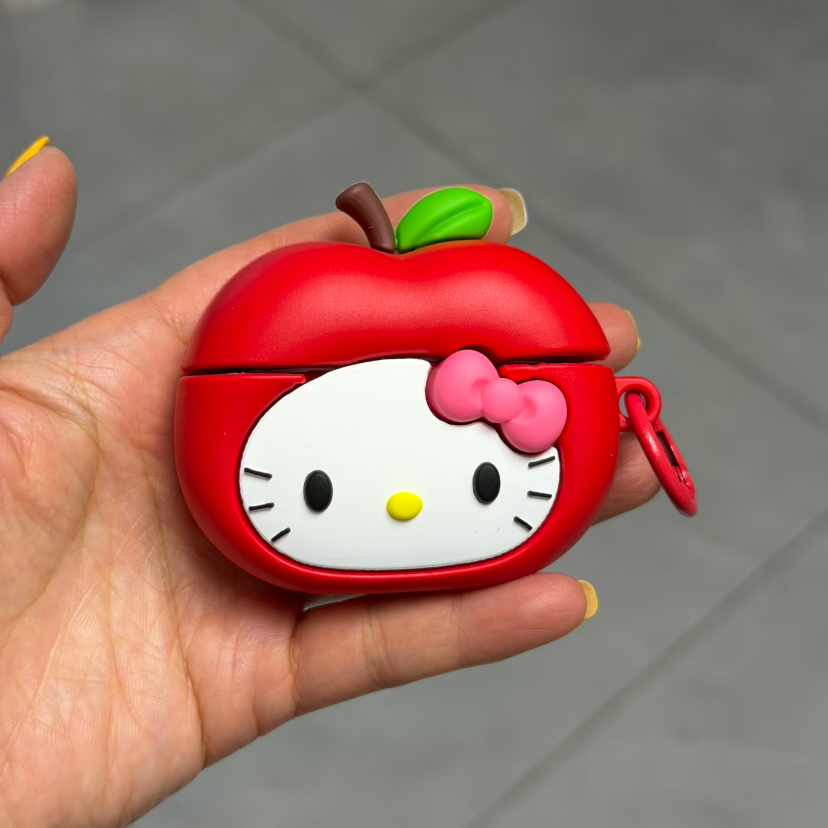 Hello Kitty Apple AirPods Case With Keychain