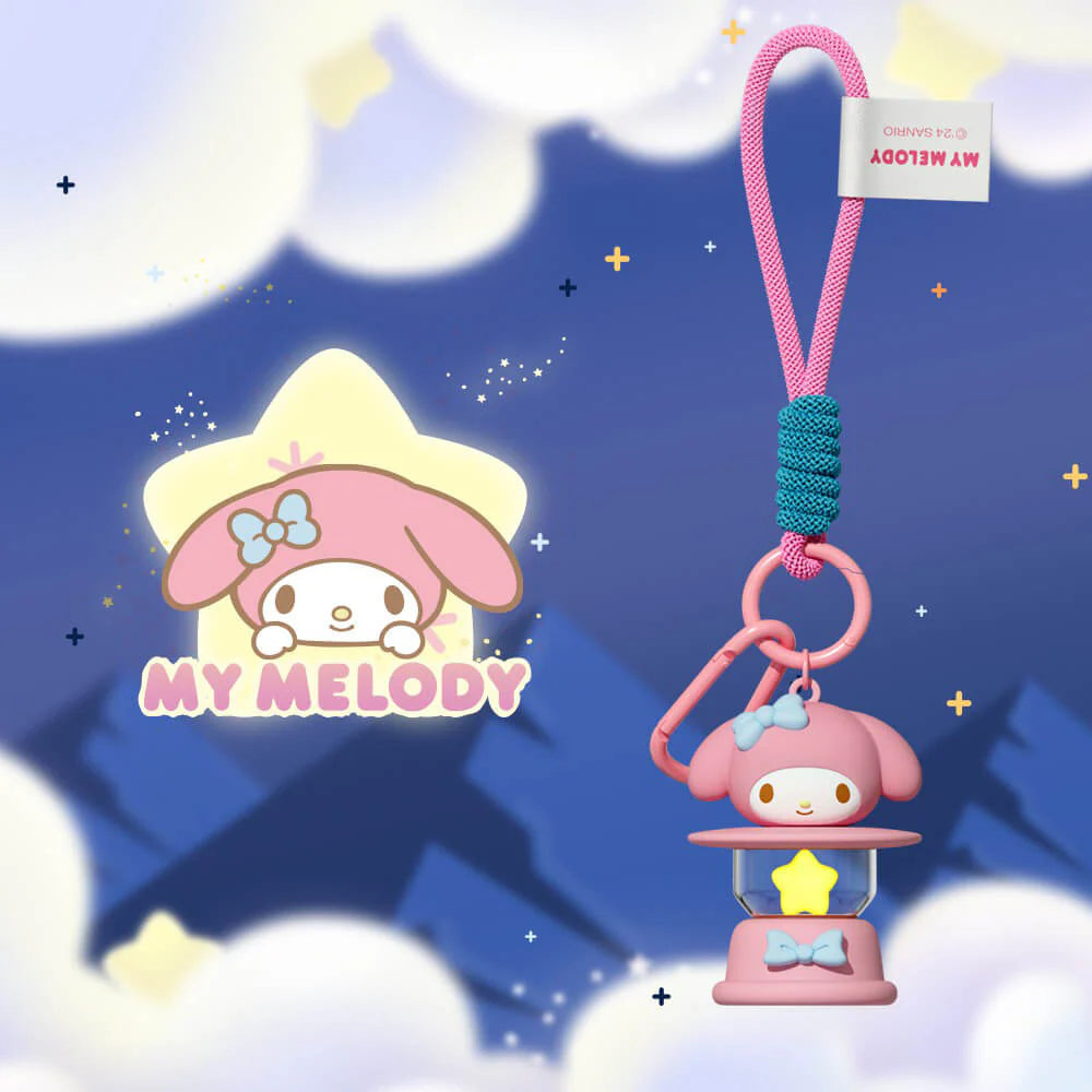 Sanrio Characters Vintage Lantern Light Up Keychain
