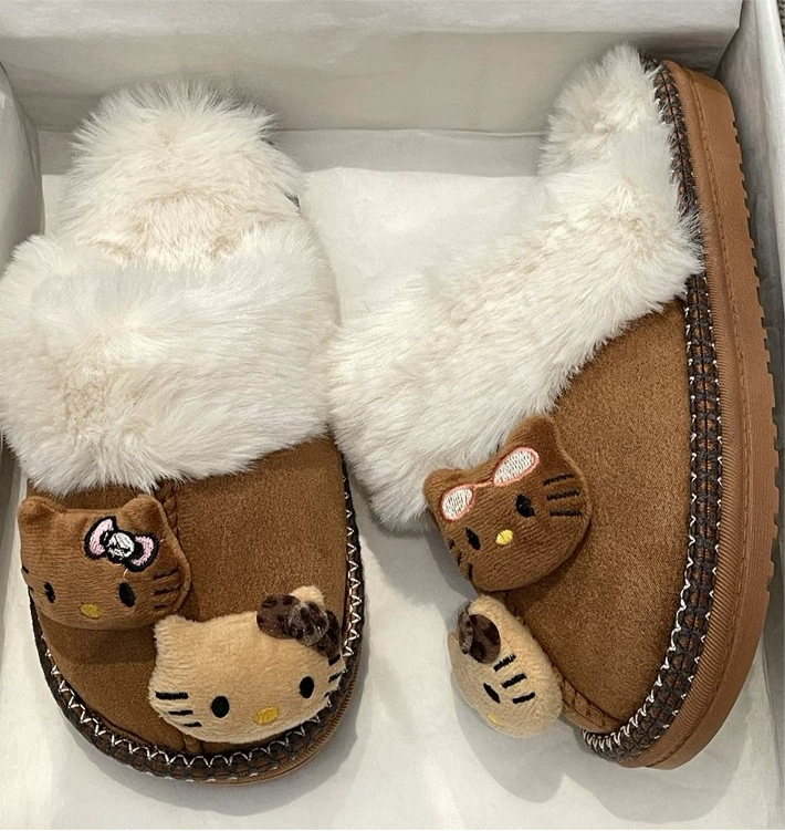 HelloKitty Chunky Furry Slides