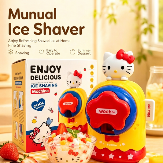 Kawaii Hello Kitty Hand-Crank Shaved Ice Machine