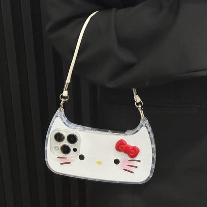 Hello Kitty Handbag Phone Case With Lanyard