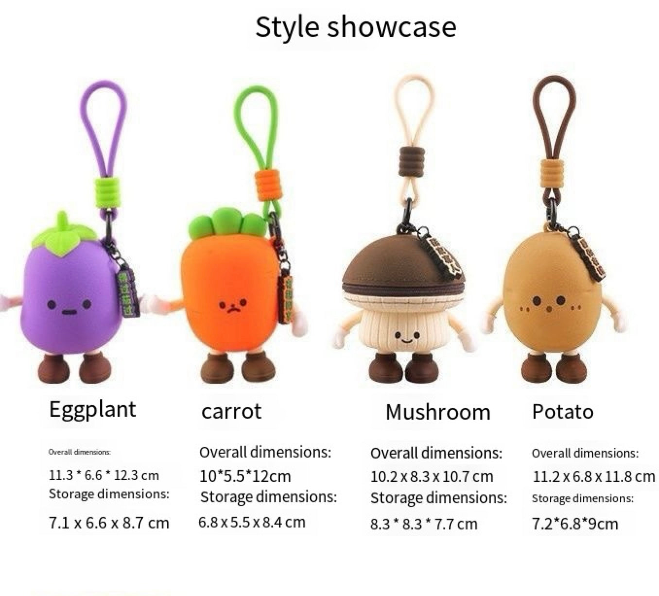 Happy Veggie Silicone Squeeze Case