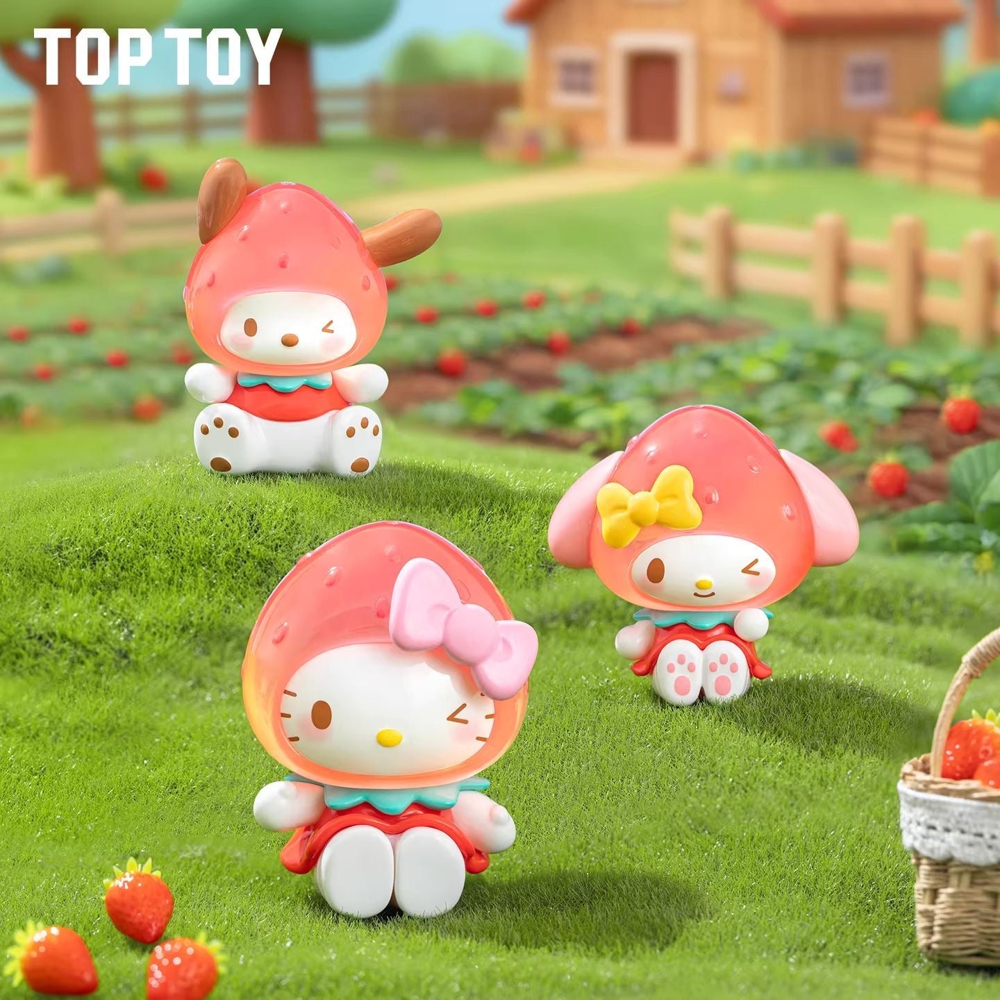 Toptoy Sanrio Strawberry Series Keychain Blind Box