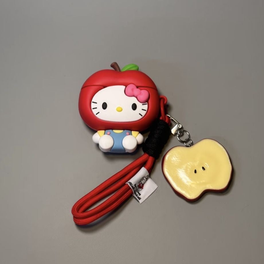 Hello Kitty Apple AirPods Case With Keychain