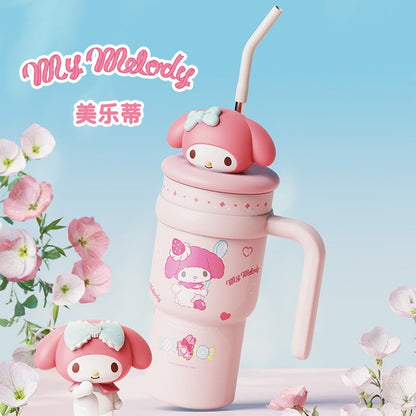 Sanrio 700ml Jumbo Joy Tumbler with Handle Stainless Steel Insulated Cup