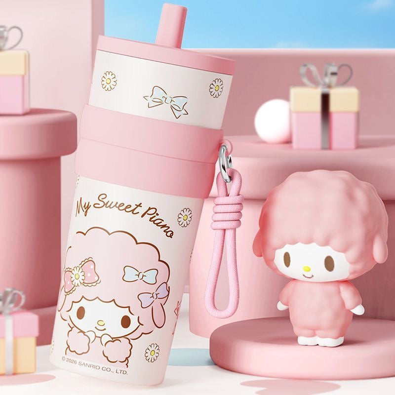 HelloKitty Chic Leopard-Print Tumbler (660ml)