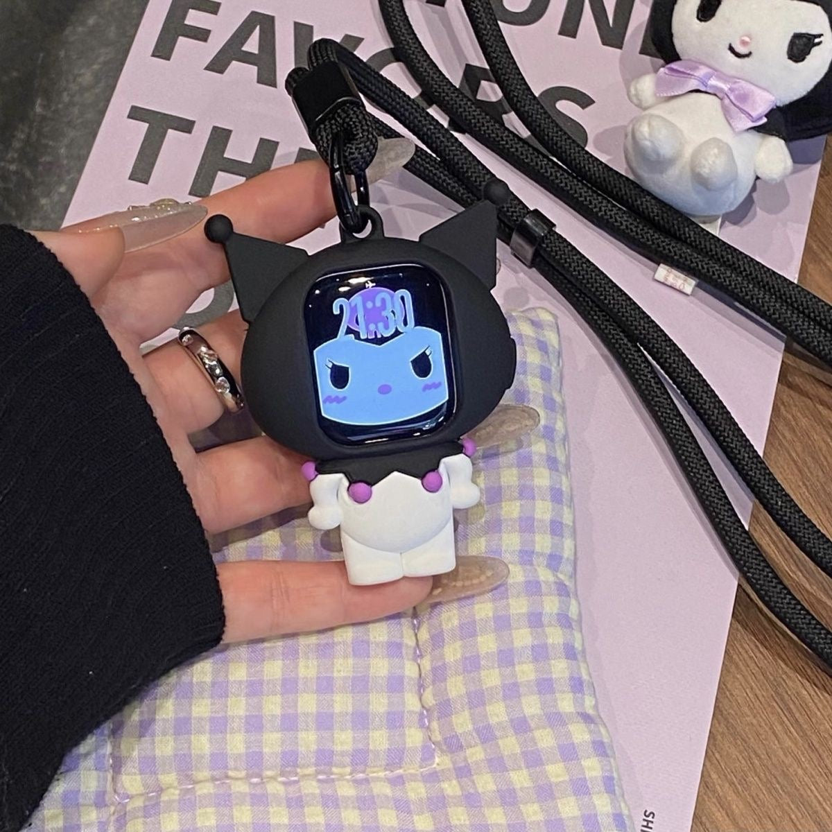 Sanrio Characters Silicone Apple Watch Protective Case with Lanyard