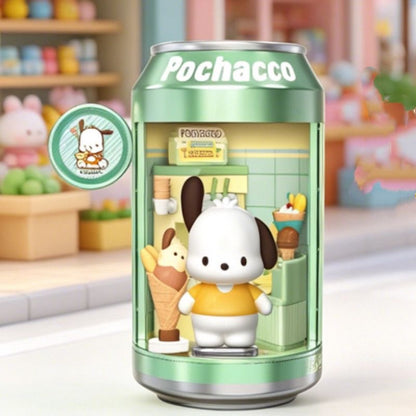 Sanrio Characters Soda Can Blind Box - Dessert Shop Street Mini Figure（Pre-Order 5.20）