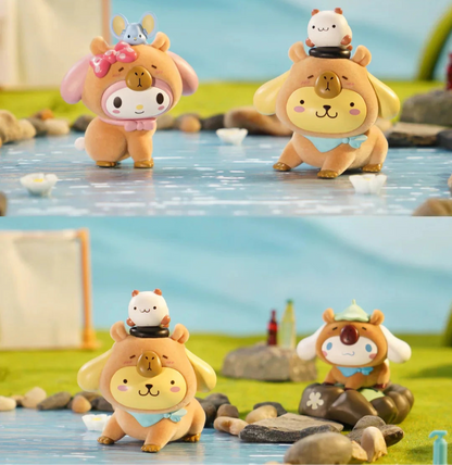 Sanrio Capybara Costume Flocked Blind Box