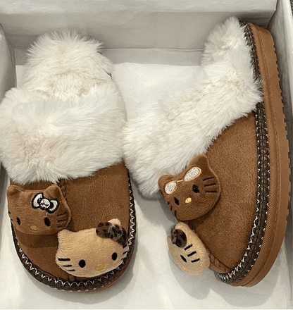 HelloKitty Fuzzy Cozy Slipper