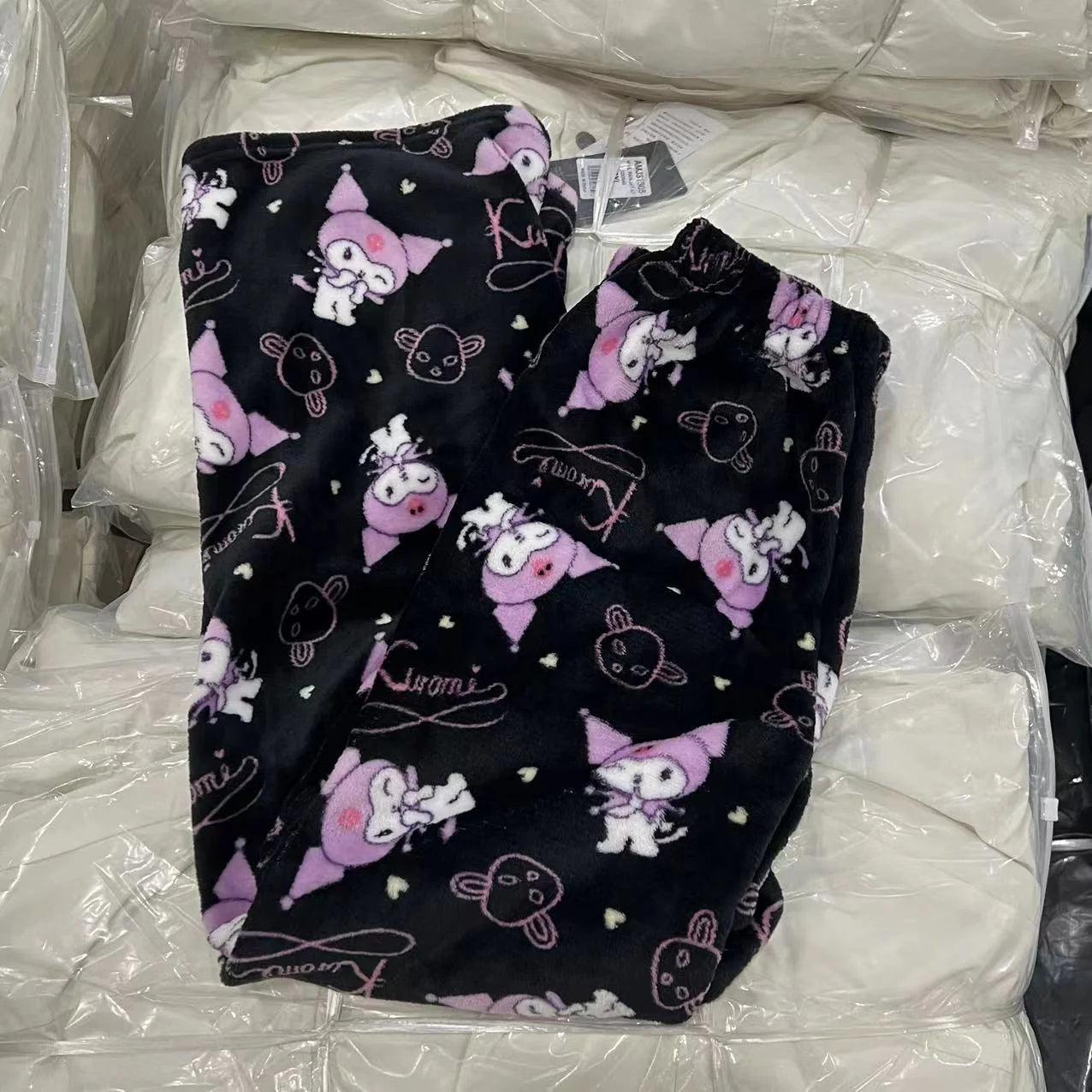 Kuromi Fuzzy Pants