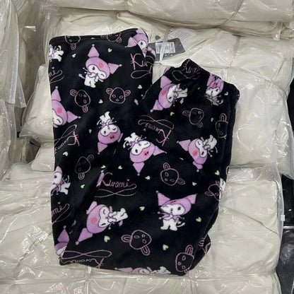 Kuromi Fuzzy Pants
