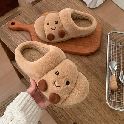 Croissant Cozies - Buttery Soft Slip-on Slippers