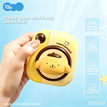Sanrio Camera-Shaped Neck Fan