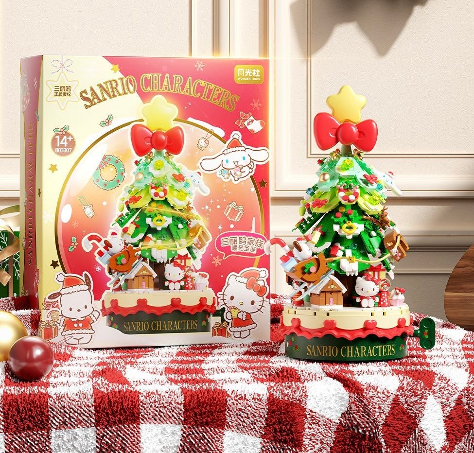 Sanrio Christmas Tree Building Set - Hello Kitty & Friends Edition🎄