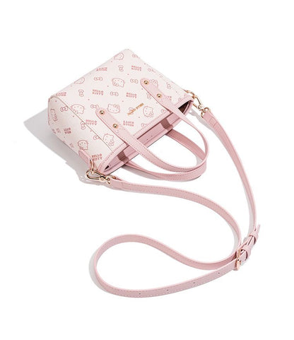 Hello Kitty All Over Print Mini Tote Crossbody Bag
