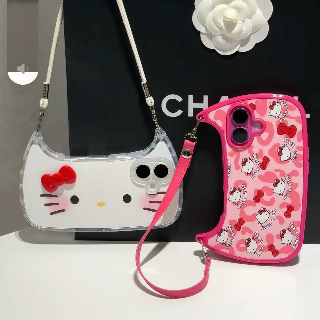 Hello Kitty Handbag Phone Case With Lanyard