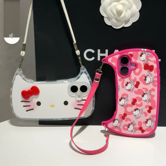 Hello Kitty Handbag Phone Case With Lanyard