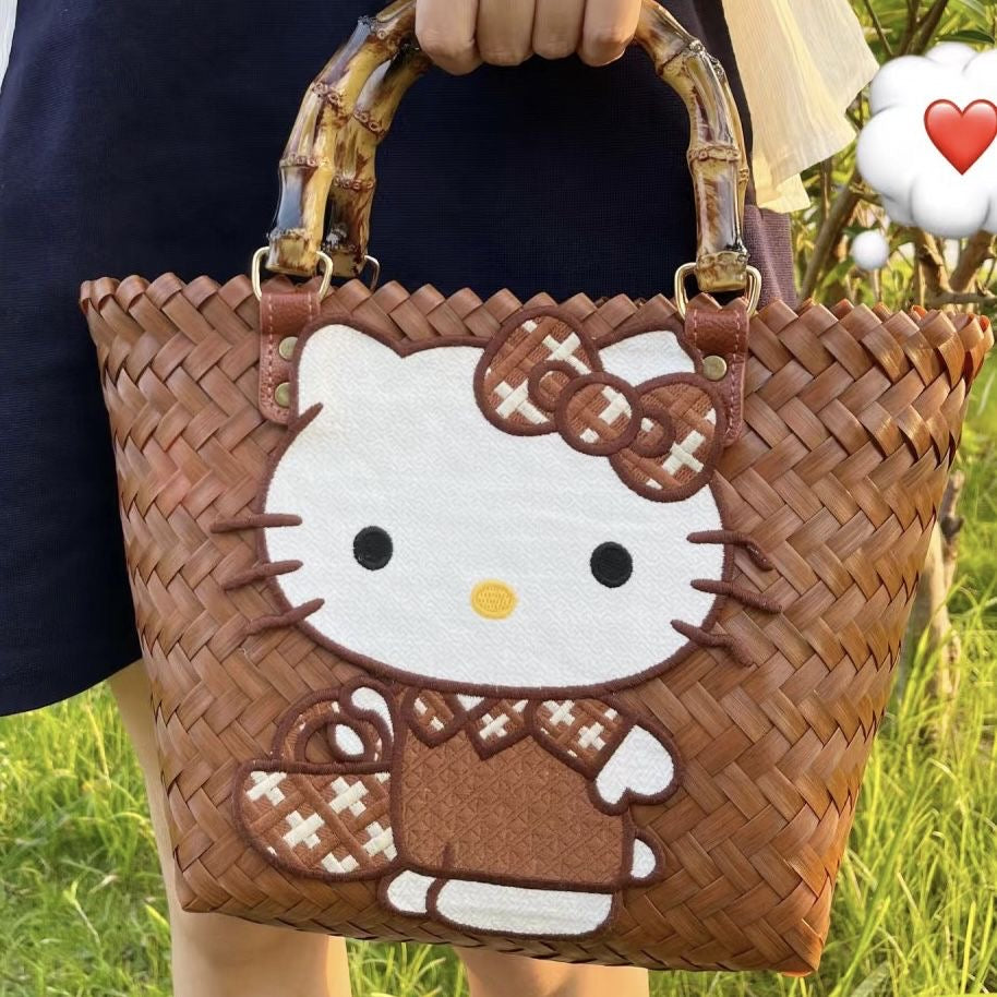 Hello Kitty Limited Edition Woven Handbag
