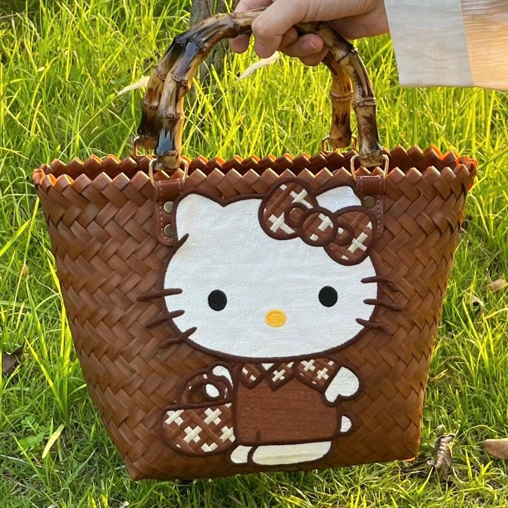 Hello Kitty Limited Edition Woven Handbag