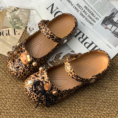 Hello Kitty Customizable Crocs-Style Clogs Summer Beach Shoes