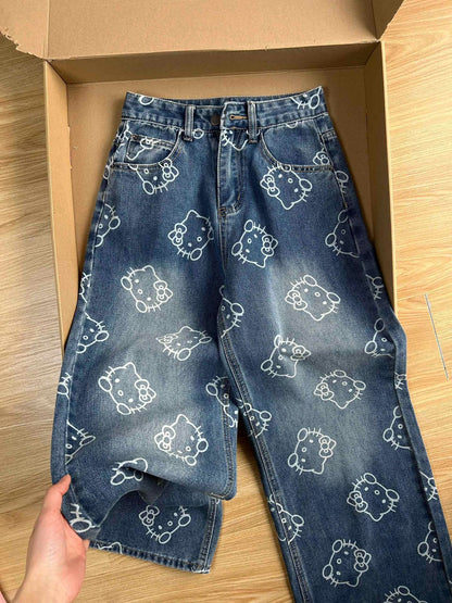 Hello Kitty Cool Flare Denim Jeans