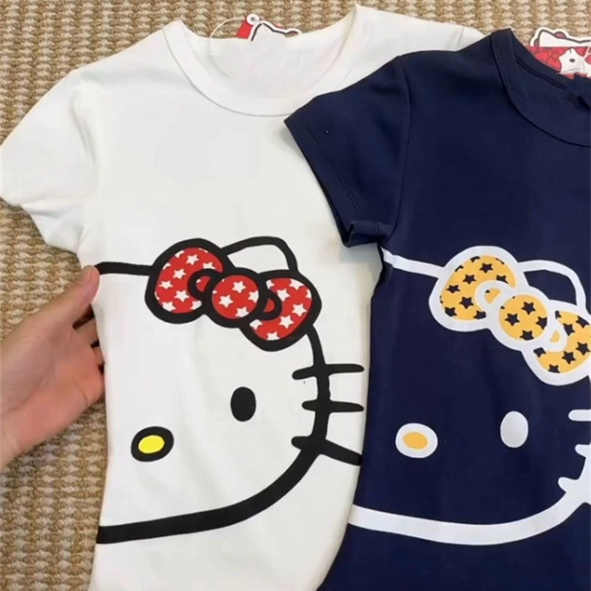 Hello Kitty Polka Dot Bow Graphic Tee