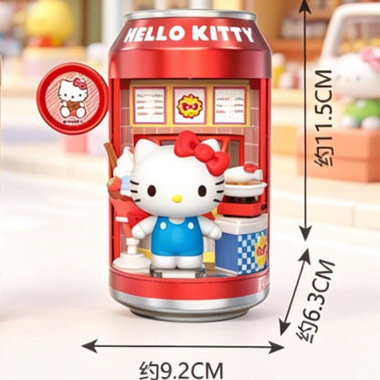 Sanrio Characters Soda Can Blind Box - Dessert Shop Street Mini Figure（Pre-Order 5.20）
