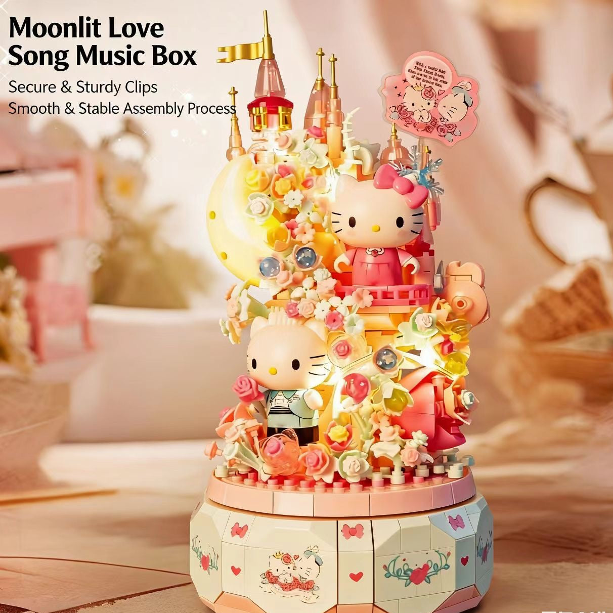 Hello Kitty Cherry Blossom Castle Music Box