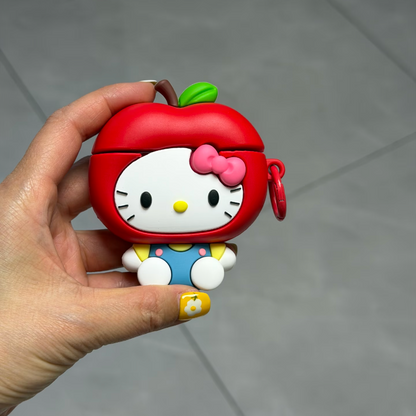 Hello Kitty Apple AirPods Case With Keychain