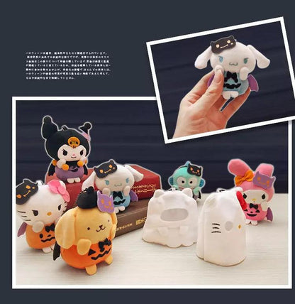 Sanrio Halloween Plushie Keychain