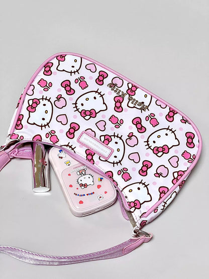 Sanrio Y2K Nylon Shoulder Bag With Gift Box