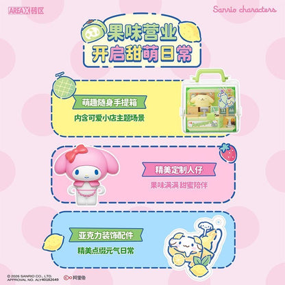 Sanrio Fruit Shop Manager Mini DIY Dollhouse