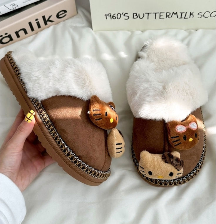 HelloKitty Chunky Furry Slides