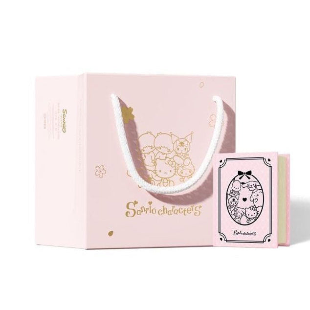Licensed Hello Kitty Hollow Crown Ring, 925 Sterling Silver Adjustable Open Ring, Kawaii Rose Gold Stackable Ring for Women, Cute Sanrio Jewelry Birthday Gift for Her