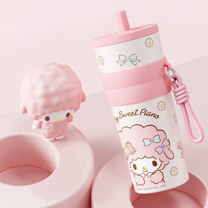 HelloKitty Chic Leopard-Print Tumbler (660ml)